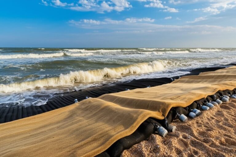 Coastal Erosion Control with Geotextile Sand Mattresses