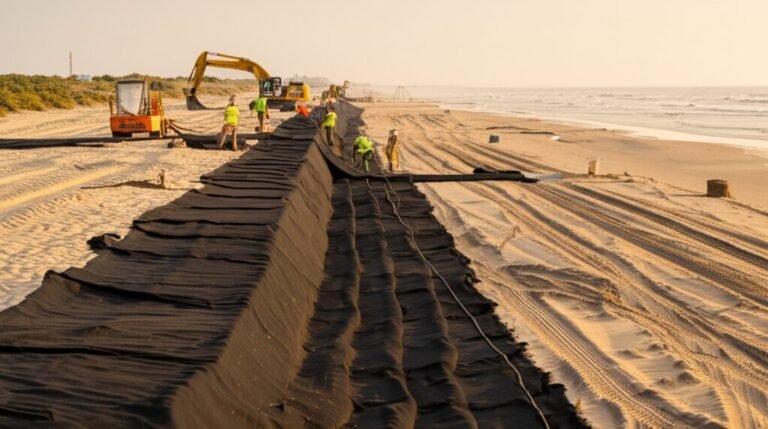 Geotextile Mattresses for Shoreline Protection and Erosion Prevention