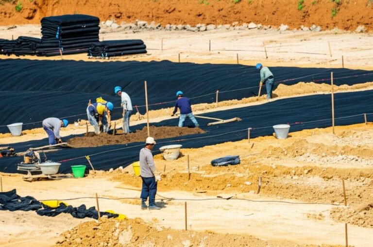 Site Preparation for Geotextile Mattresses: Installation Steps