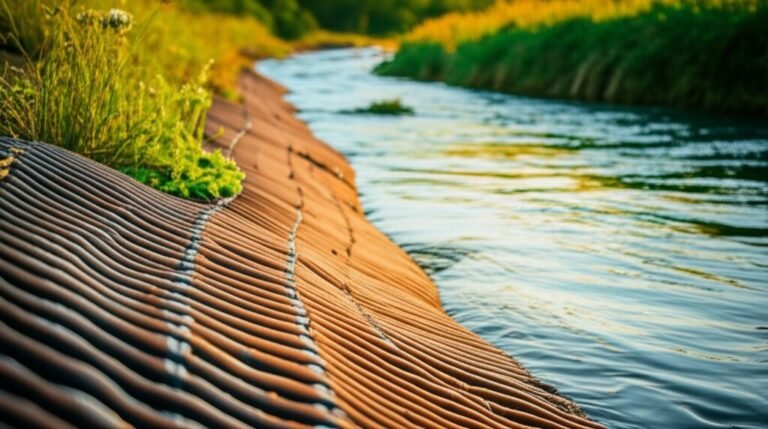 Sustainable Riverbank Stabilization with Geotextile Applications